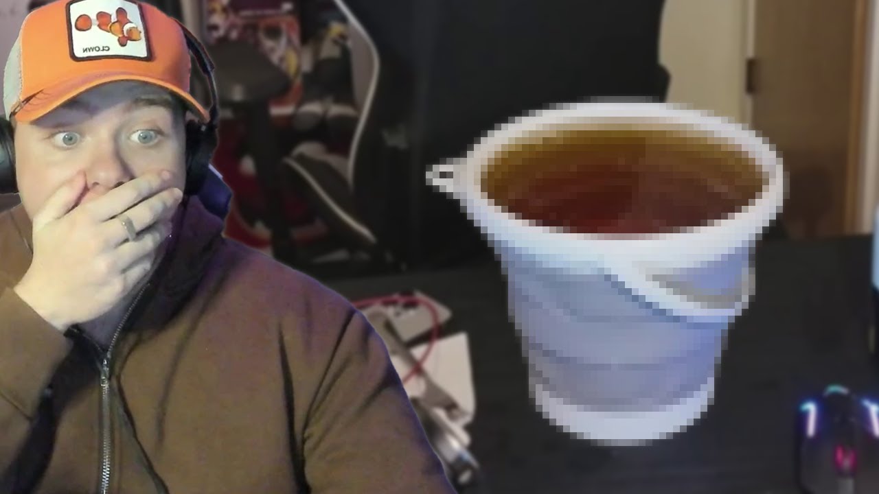 Drinking a BUCKET of beer with a FORK challenge | AverageArchive