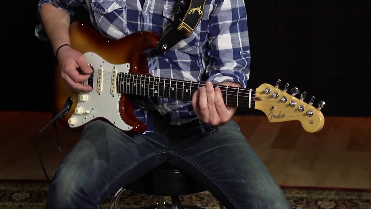 American Standard Fender Stratocaster HSS Shawbucker Demo