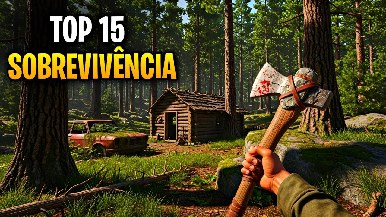 Os 15 MELHORES JOGOS de SOBREVIVÊNCIA para VOCÊ JOGAR AGORA!🔥