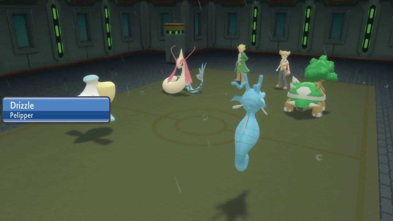 Pokemon Brilliant Diamond - Battle Tower Doubles (Rain Team, Masters Rank 10)