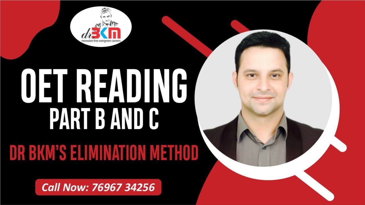 Oet reading method | elimination method created by 