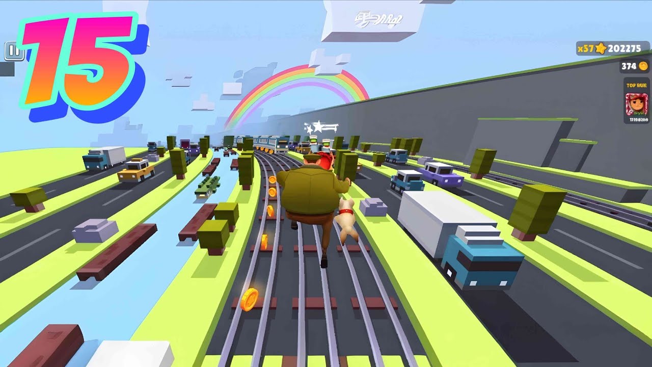 I finally reached the END of the Crossy Road Map! 😱 (Subway Surfers)