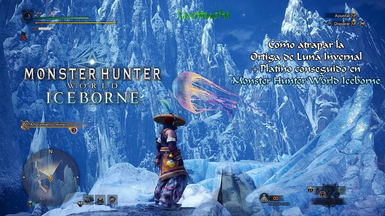 Como atrapar la Ortiga de Luna Invernal + Platino en Monster Hunter World Iceborne [Steam]