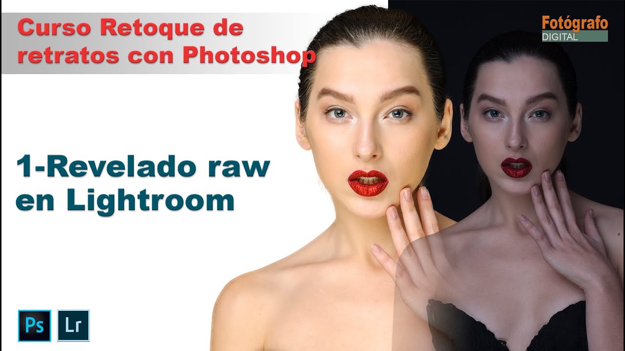 Revelado raw para retrato - Curso Retoque de Retratos con Photoshop - 1