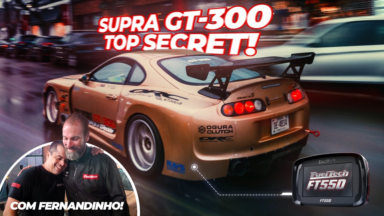Supra Top Secret GT-300 Smoky Nagata de FUELTECH!