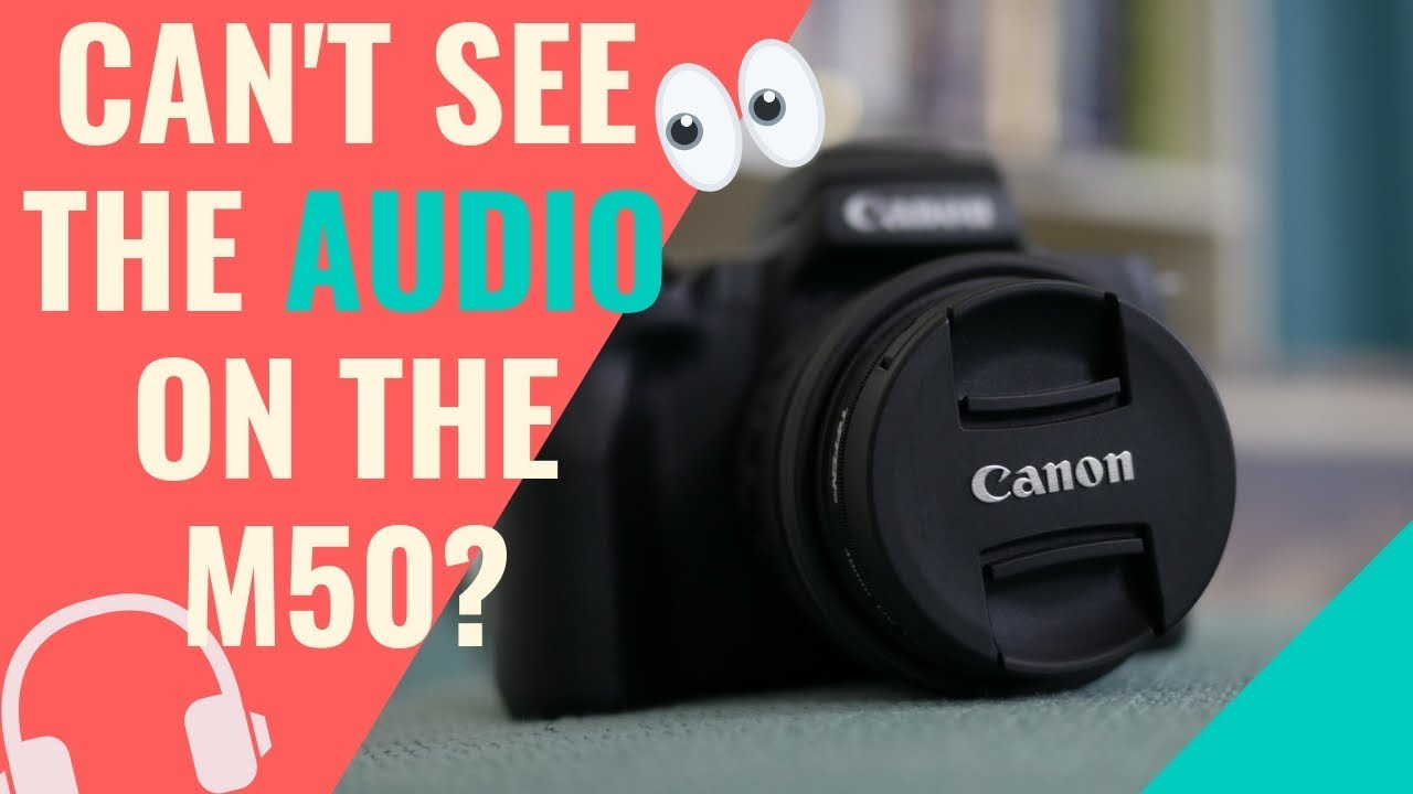 How to See Canon M50 Audio Levels While Recording