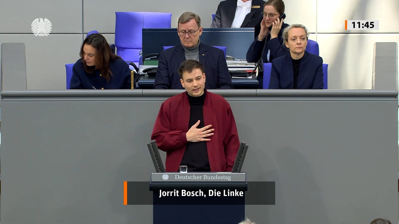 Die erste Rede im Bundestag, die man versteht