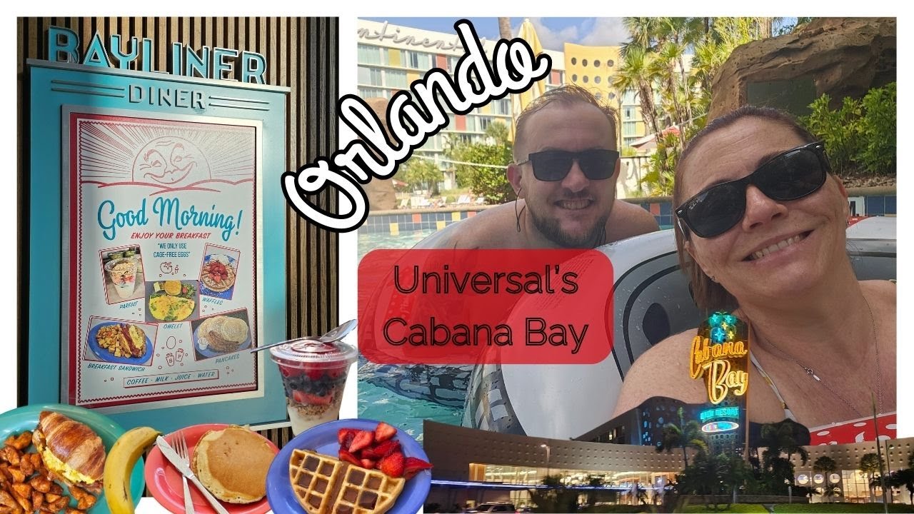 Cabana Bay Bayliner Diner Breakfast |  Cabana Bay Pool Day | Orlando Day 1