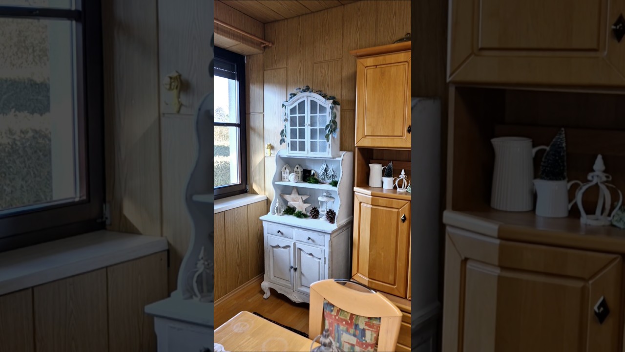 Cozy winter dining room views 