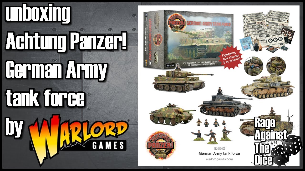 Let's take a look at Achtung Panzer German Starter Set | Warlord Games | WW2 Tanks