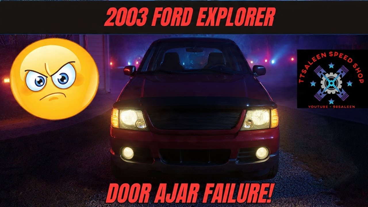 Ford Explorer 2003 года выпуска, проблема с приоткрытой дверью — обрыв провода! Очень распростран...