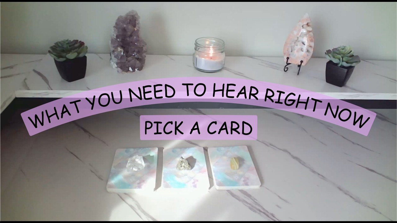What you need to hear right now - Pick a card timeless tarot card reading