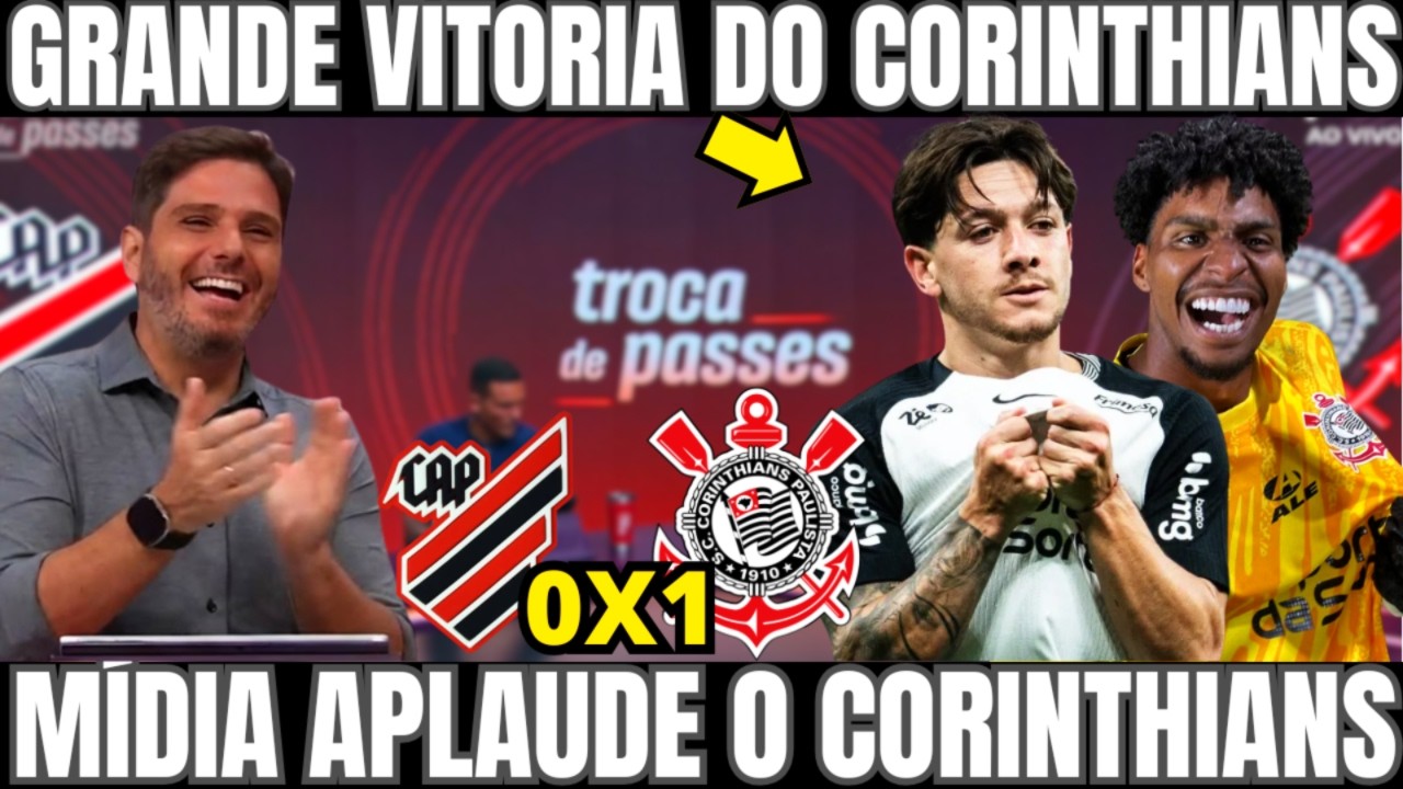 CORINTHIANS 1X0 ATLETICO PR COM GOL DE RODRIGO GARRO E ASSUME 5 COLOCAÇÃO NO BRASILEIRO