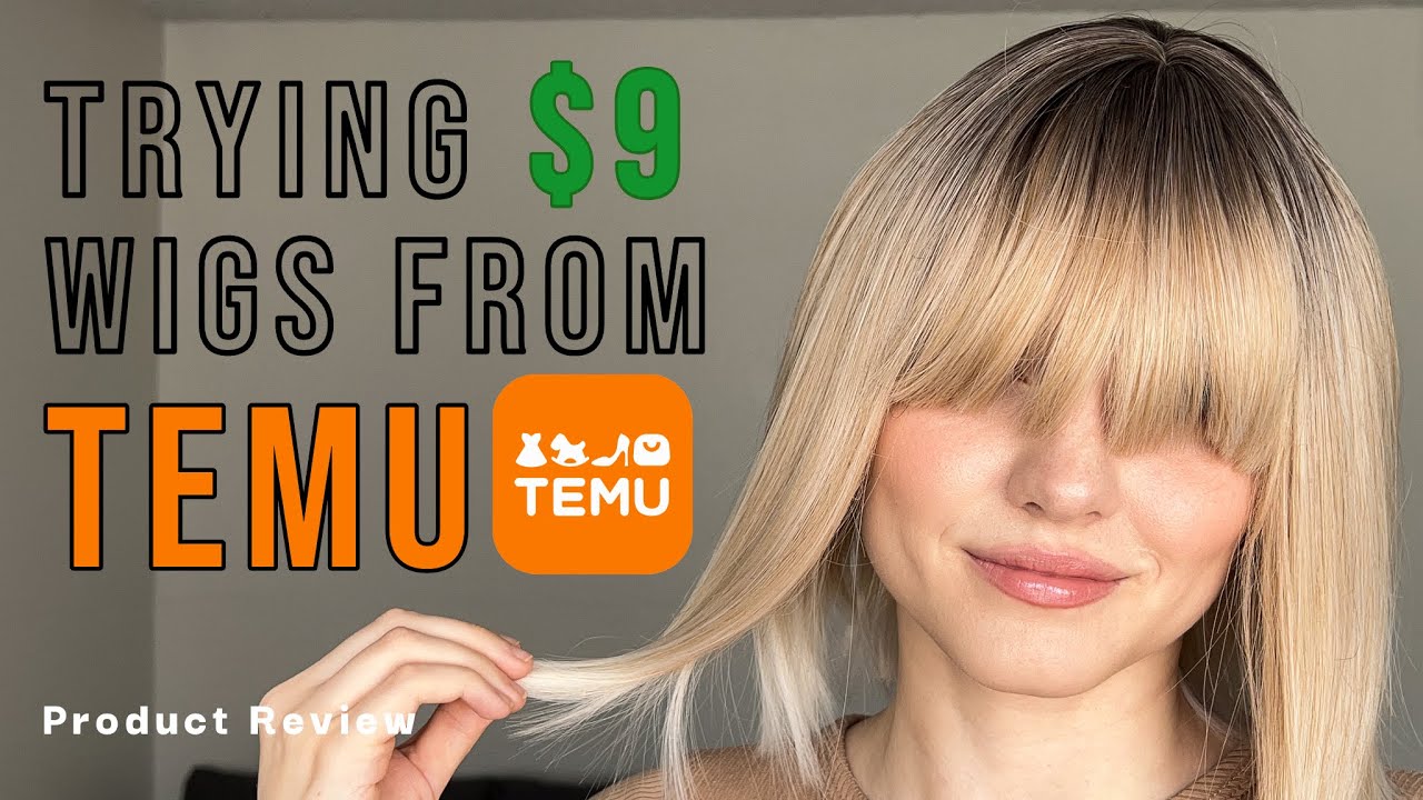 Trying $9 Wigs From TEMU 😬 Product Review