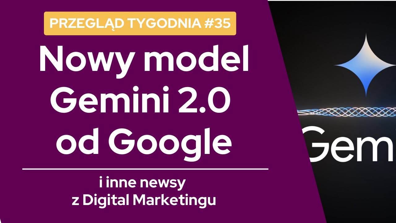 Gemini 2.0 | Projekt Mariner | DeepSearch | Geni 2 | Sora | ChatGPT za 800 zł | Reklamy na Netflix
