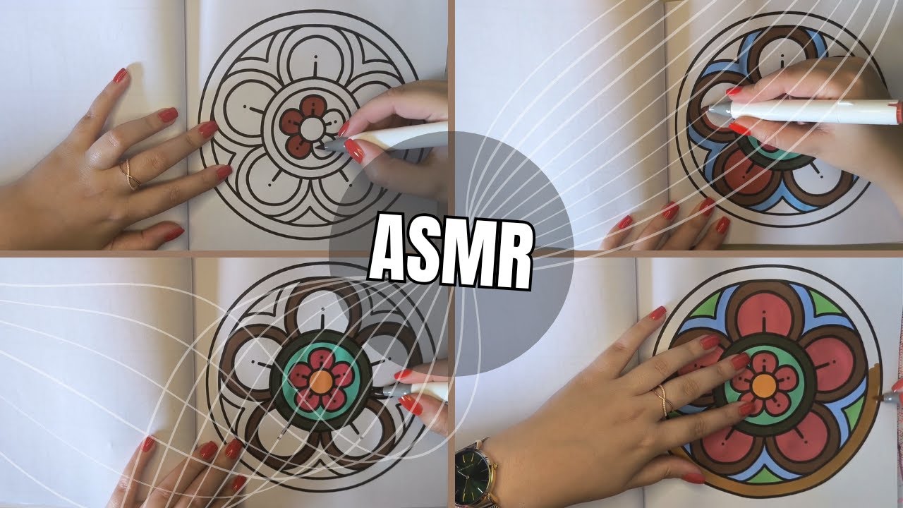 ASMR Colouring Session for Relaxation 