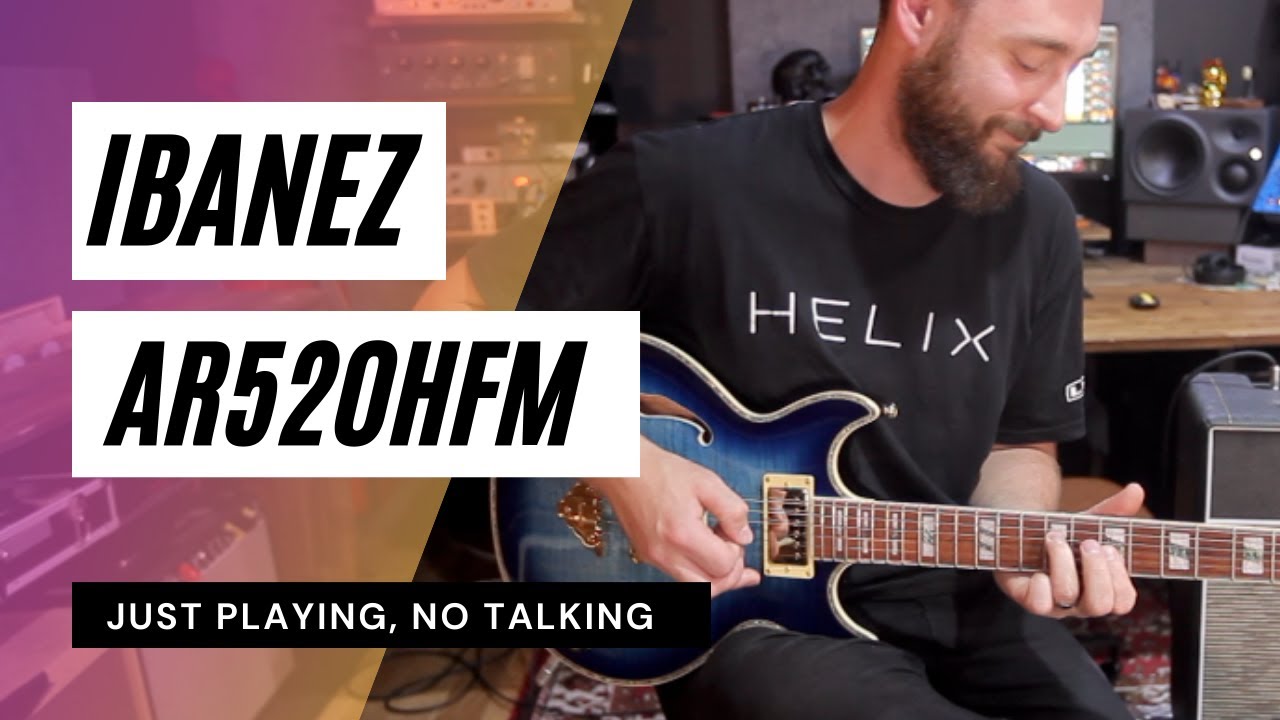 NEW Ibanez Electric Guitar AR520HFM // So many tones for stage and studio #guitar