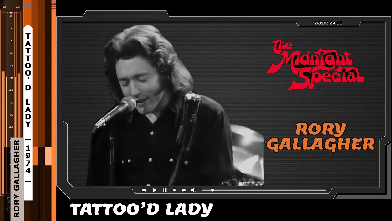 Rory Gallagher - Tattoo'd Lady [The Midnight Special, 1974]