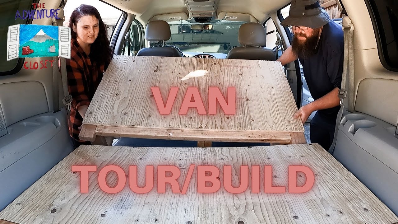 Simple DIY minivan camper BUILD and ORGANIZATION (Specs for Town & Country and Caravan)