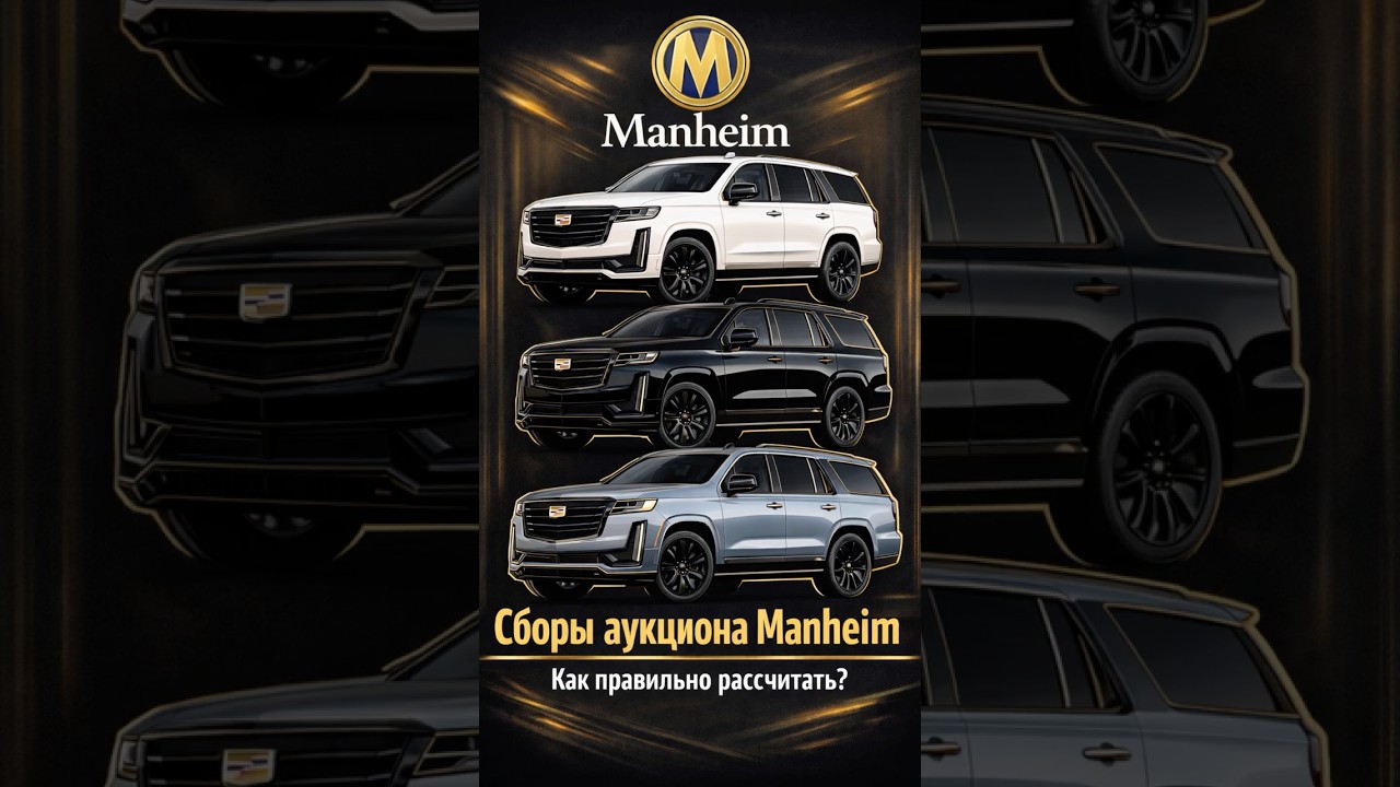 АВТО ИЗ США. Сборы аукциона Manheim на примере Cadillac Escalade.