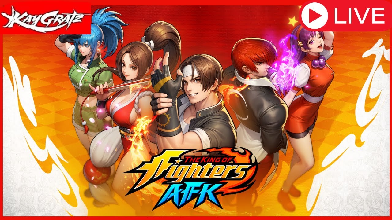 🔴LIVE - AULAS NO KOF AFK +  TESTANDO OTIMOS LANCAMENTOS DUVIDOSOS!!