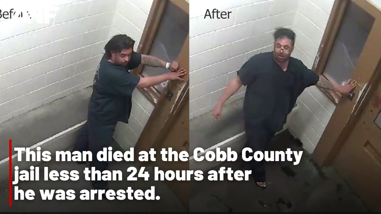Security video shows what happened to this man after arrest