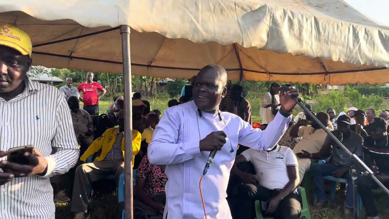 Jane Akinyi, (Lucas Muga) live performance at Dr Collela Mazee 26th anniversary 