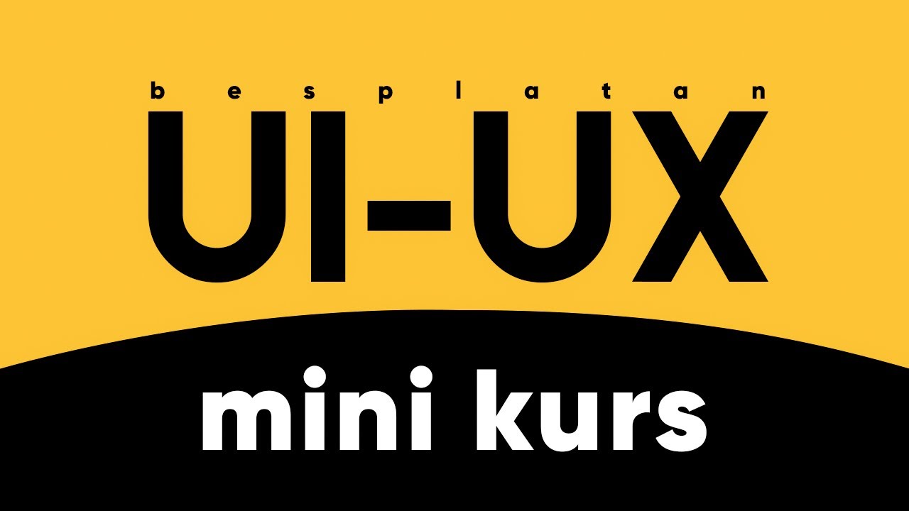 Mini kurs dizajna aplikacija (UI UX dizajn)