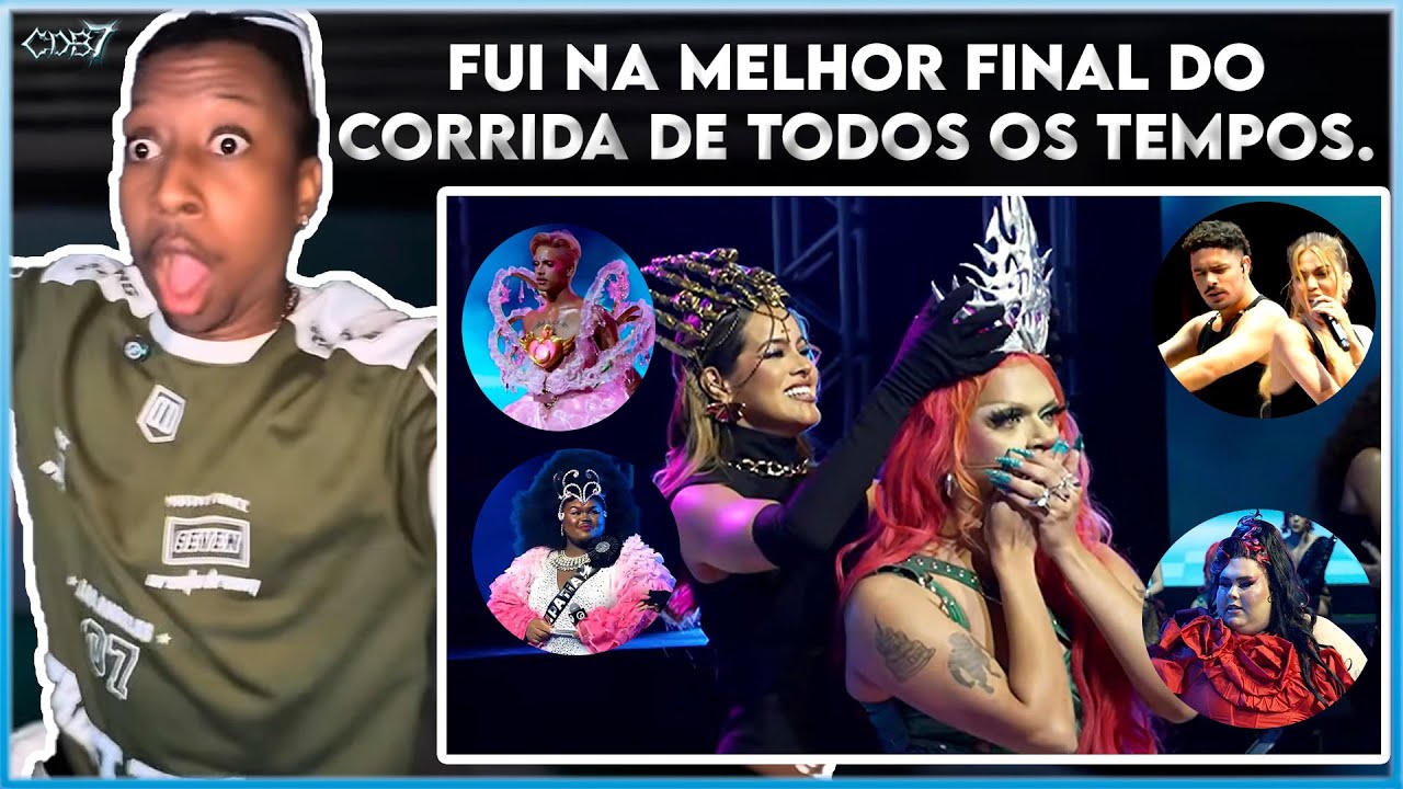 VLOG REACT DIRETO DA FINAL AO VIVO: CORRIDA DAS BLOGUEIRAS 7 🏁 | Jeff Mattias