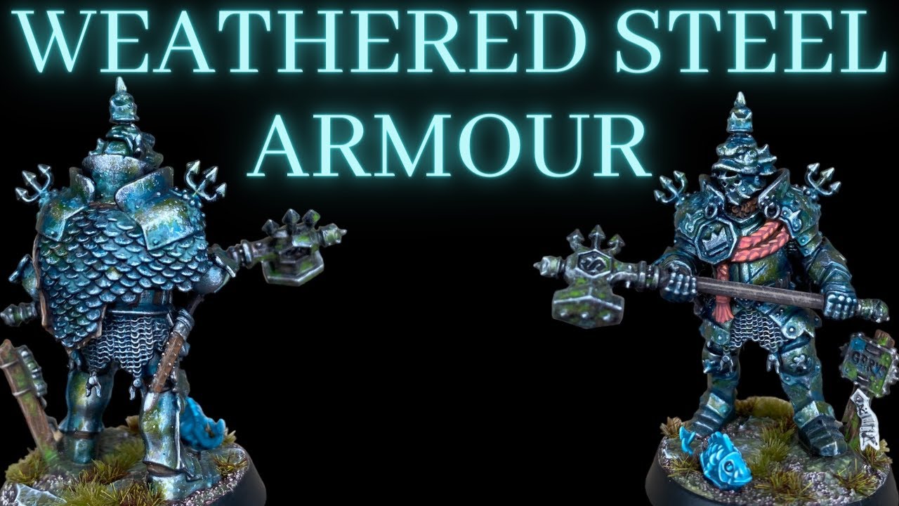 How to Paint WEATHERED STEEL ARMOUR