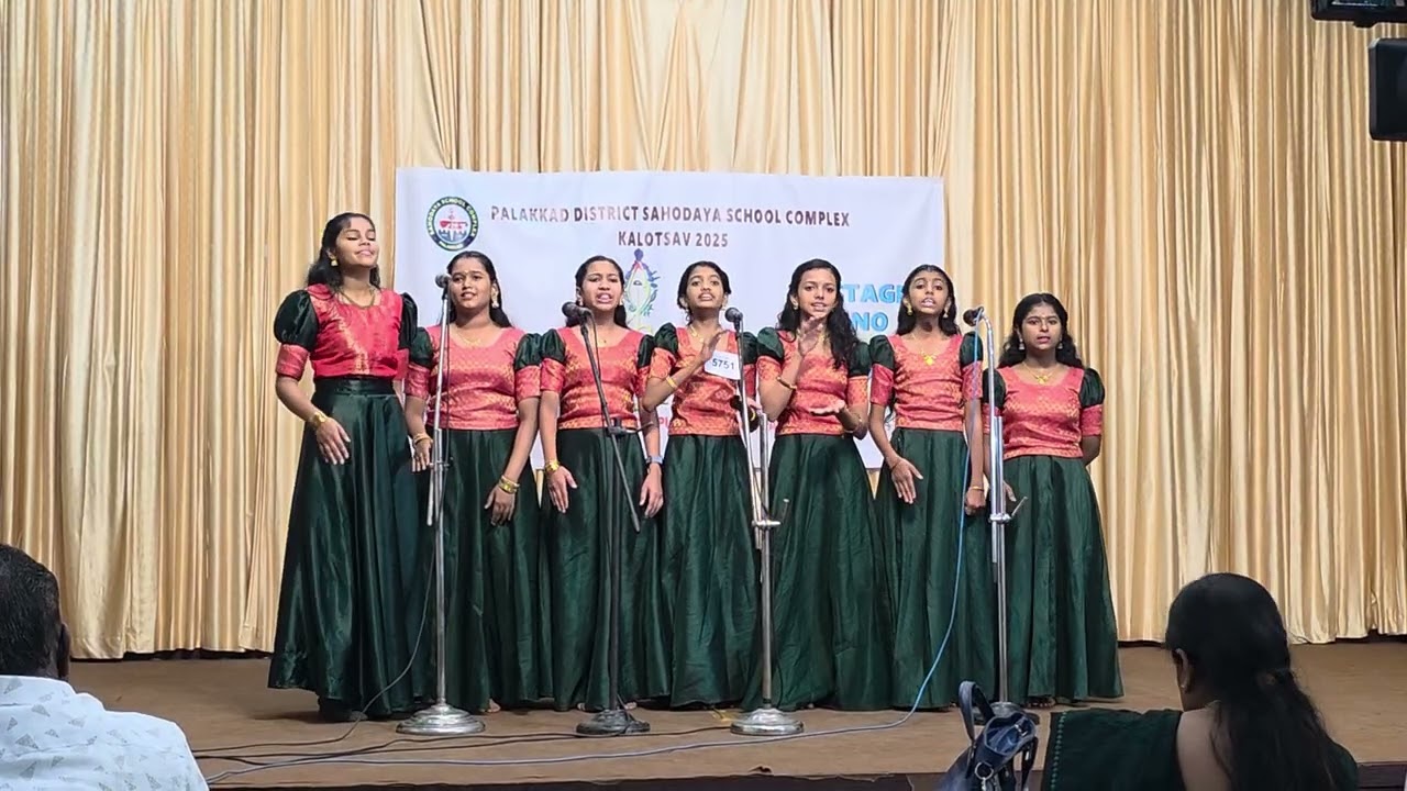 Patriotic song Chinmaya vidyalaya pallavur (Sahodaya) 1st