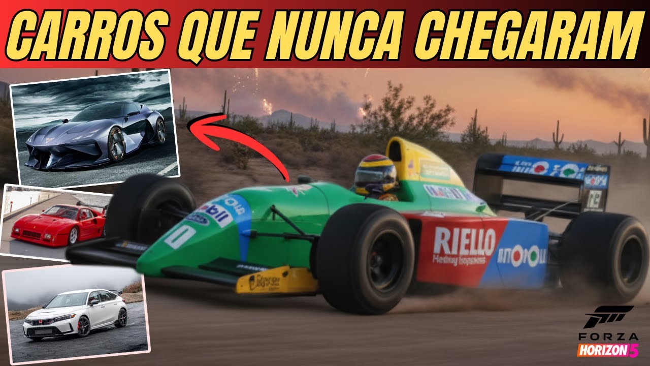 86 CARROS QUE NUNCA CHEGARAM AO FORZA HORIZON 5! CIVIC TYPE R, MASERATI MC20, E MUITO MAIS!