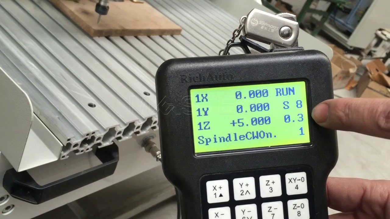 9  run g code file - DSP A11 Instruction