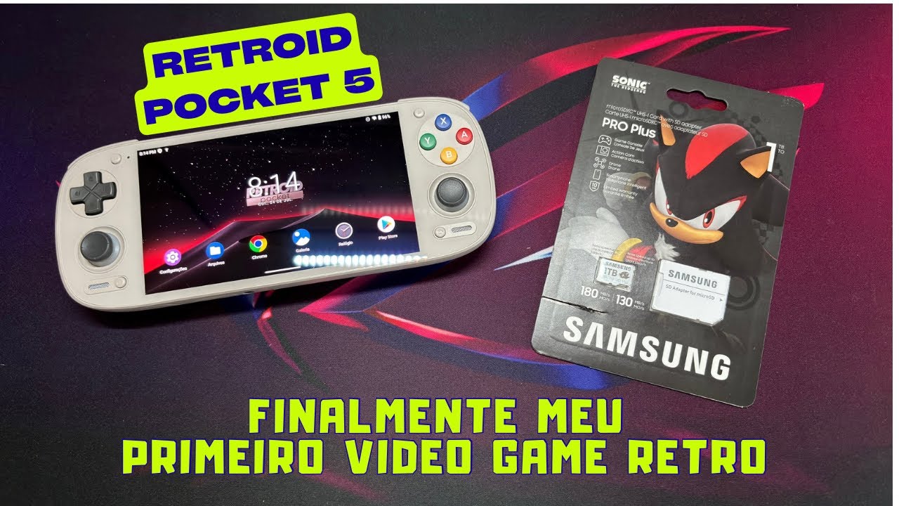 Retroid Pocket 5 Umboxing e Primeiras Impressões.