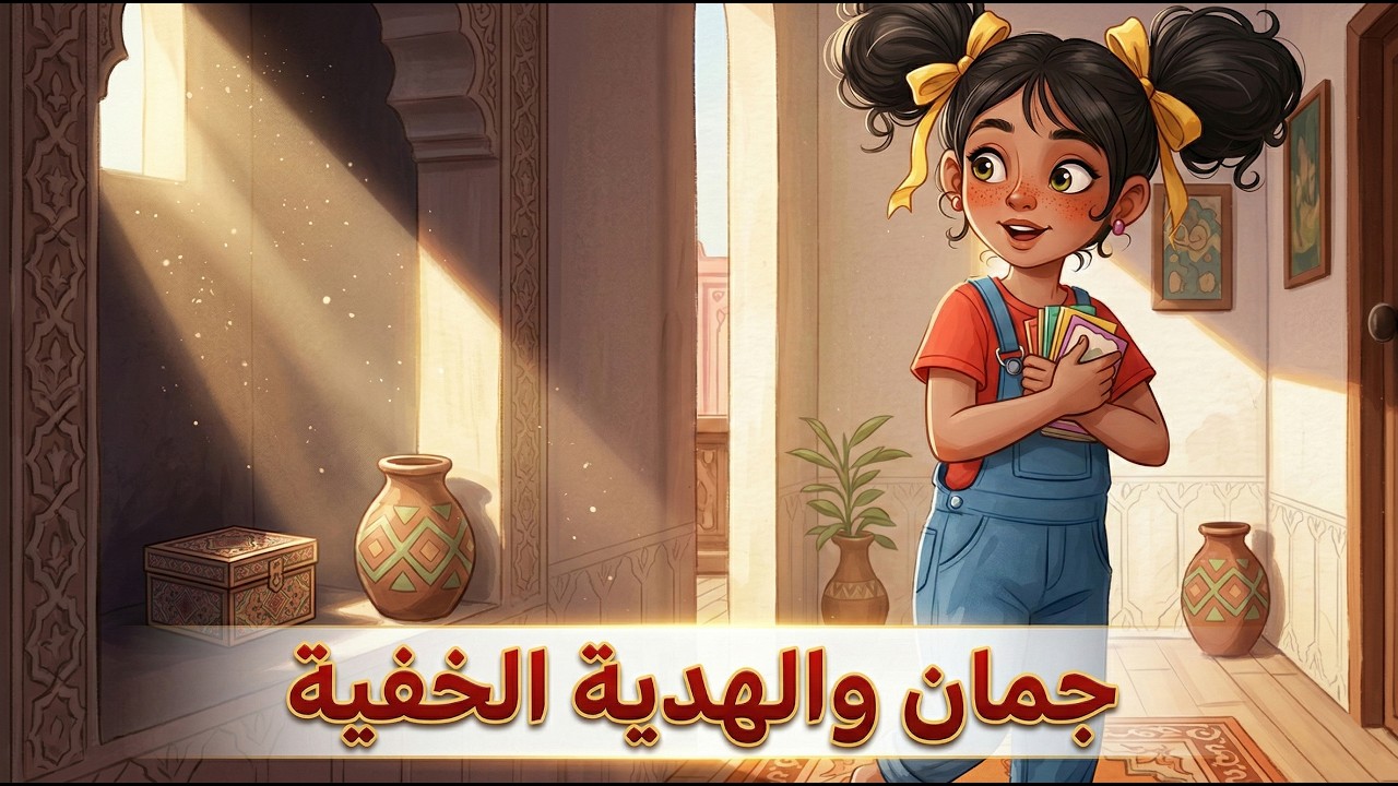 جمان والهدية الخفية 🌸 | أجمل القصص التربوية للأطفال عن حب العائلة