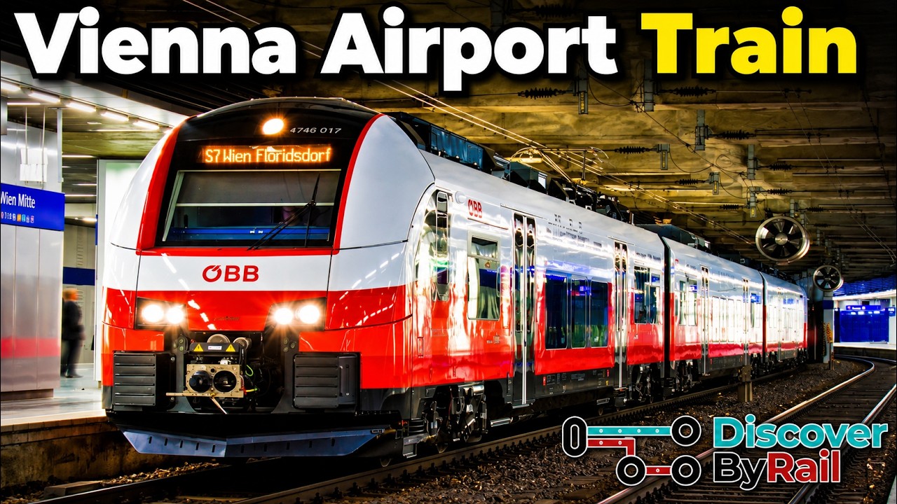 How to get from Vienna Airport to the City by Train - The CHEAP Way!