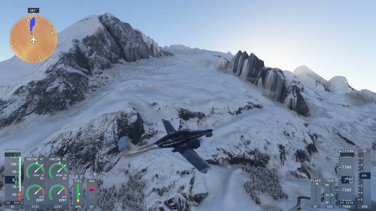 Microsoft Flight Simulator 2024 RTX 5070TI ULTRA 1440P
