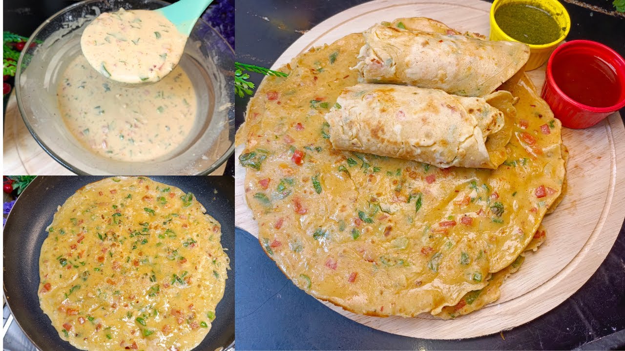 Egg Paratha With Liquid Dough In 5 Minutes | No Rolling No kneading | Healthy Breakfast Recipe