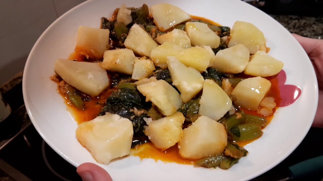 Acelgas con patatas en mambo cecotec