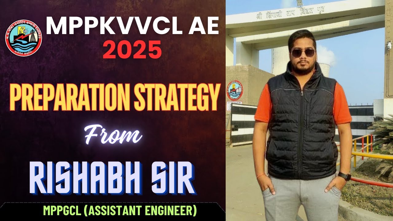 MPPKVVCL AE Exam Crack | Selected in AE (MPPGCL) | Accurate Strategy #mppgcl #rishabhsir #sscje