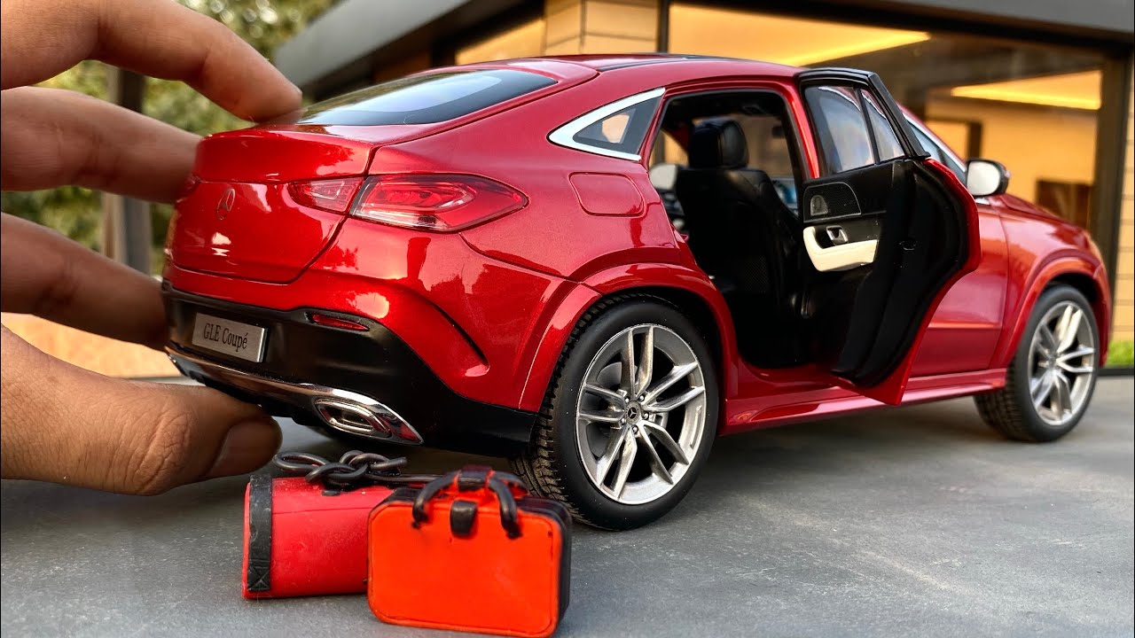 Распаковка литой модели автомобиля Mini Mercedes GLE Coupe | Миниатюрный дом | Магазин Mercedes