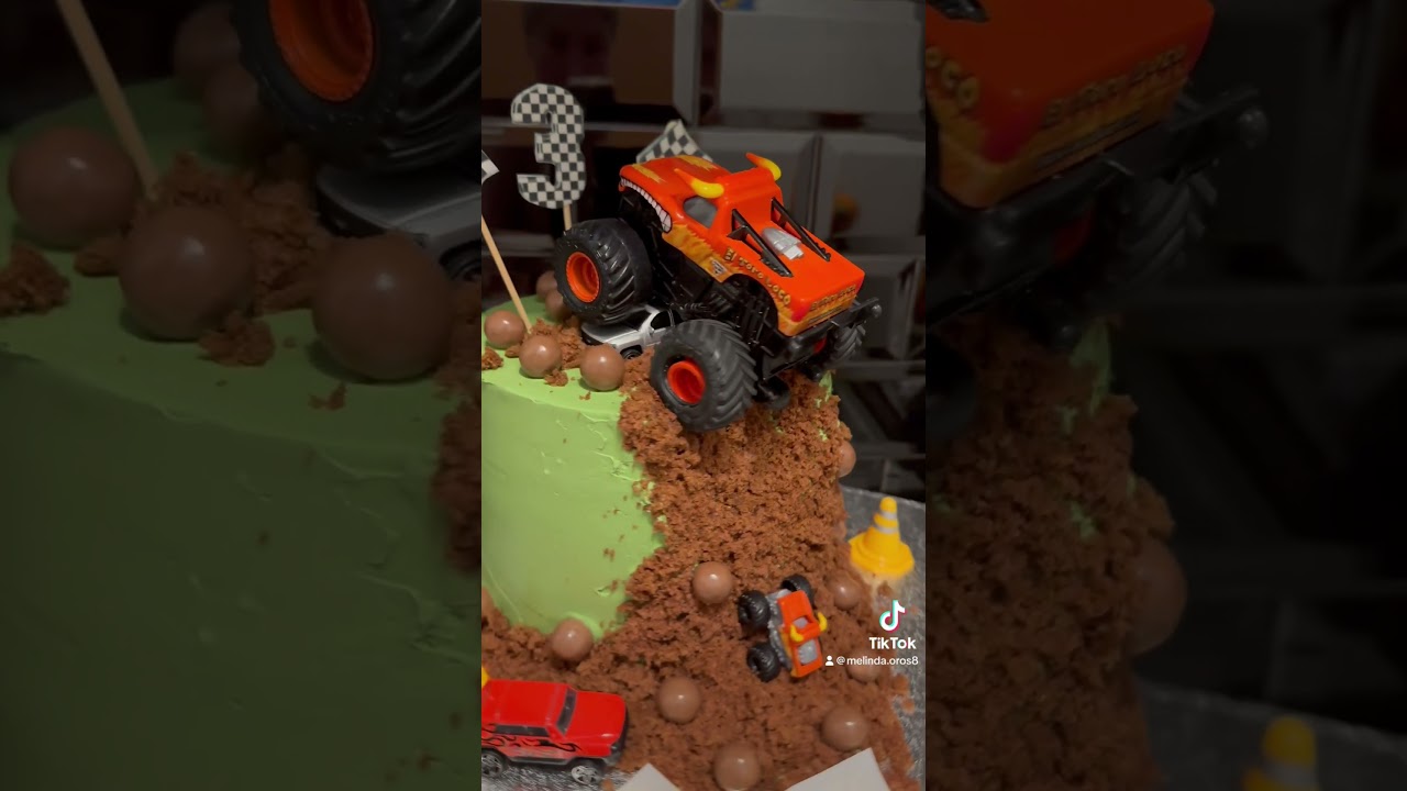 Monster truck cake ideas ❤️ pentru băieți care ador monster mașinuțe #boyscake #birthdaycakes