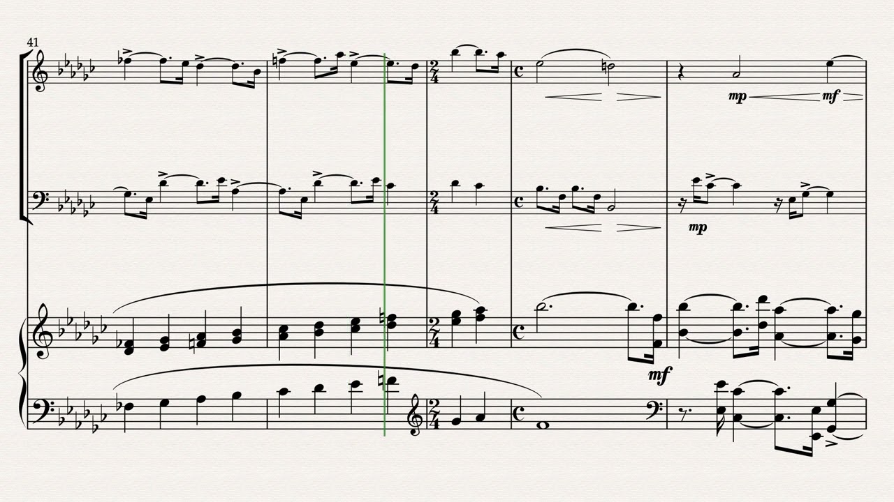 Piano Trio, Movement II
