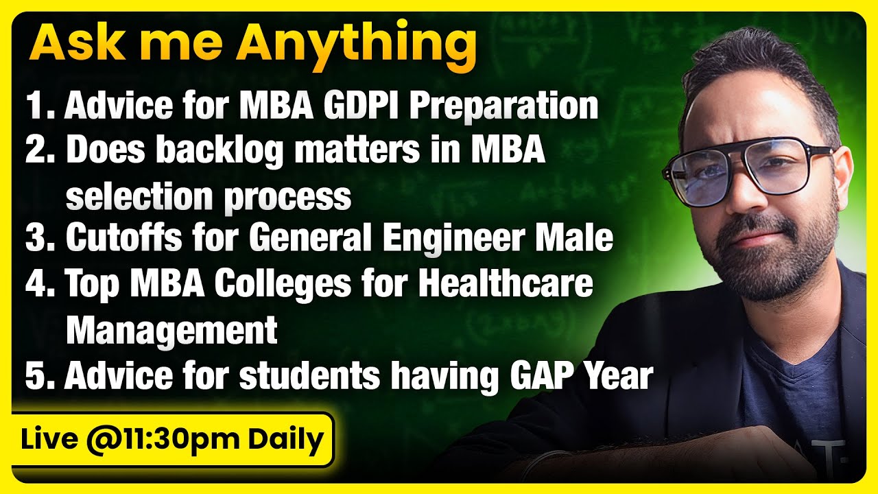 Ask me anything | CAT XAT IIMs | WAT PI Prep | CAT 2026