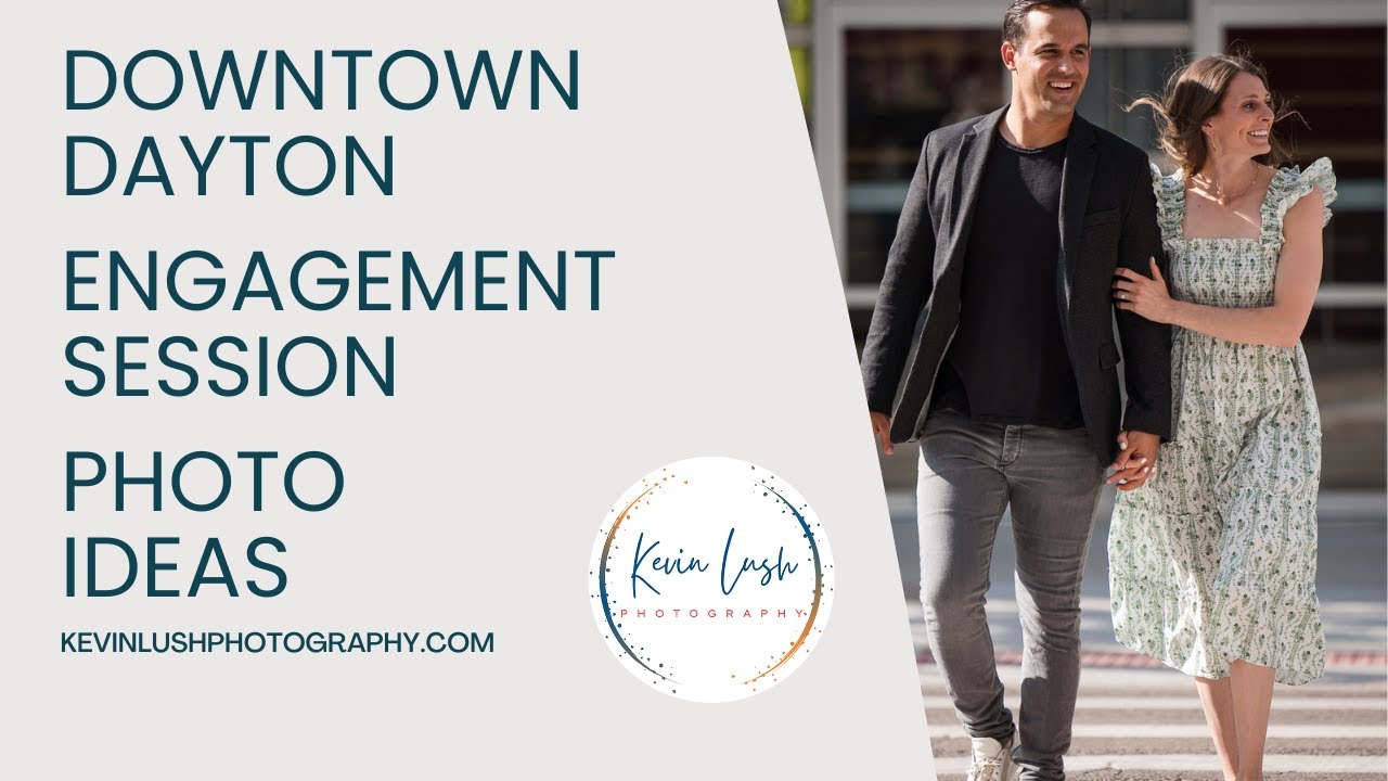 Downtown Dayton Engagement Photos Slideshow Featuring The Best Engagement Session Locations In Town