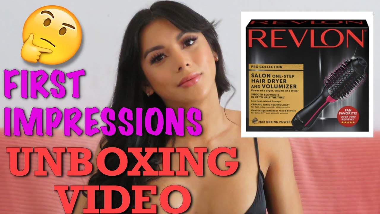 REVLON ONE-STEP HAIR DRYER: UNBOXING & First Impressions