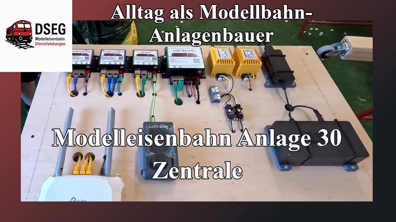 Modelleisenbahnanlage Falkenstein Teil 6 Zentrale 3,20m x 1,40 m