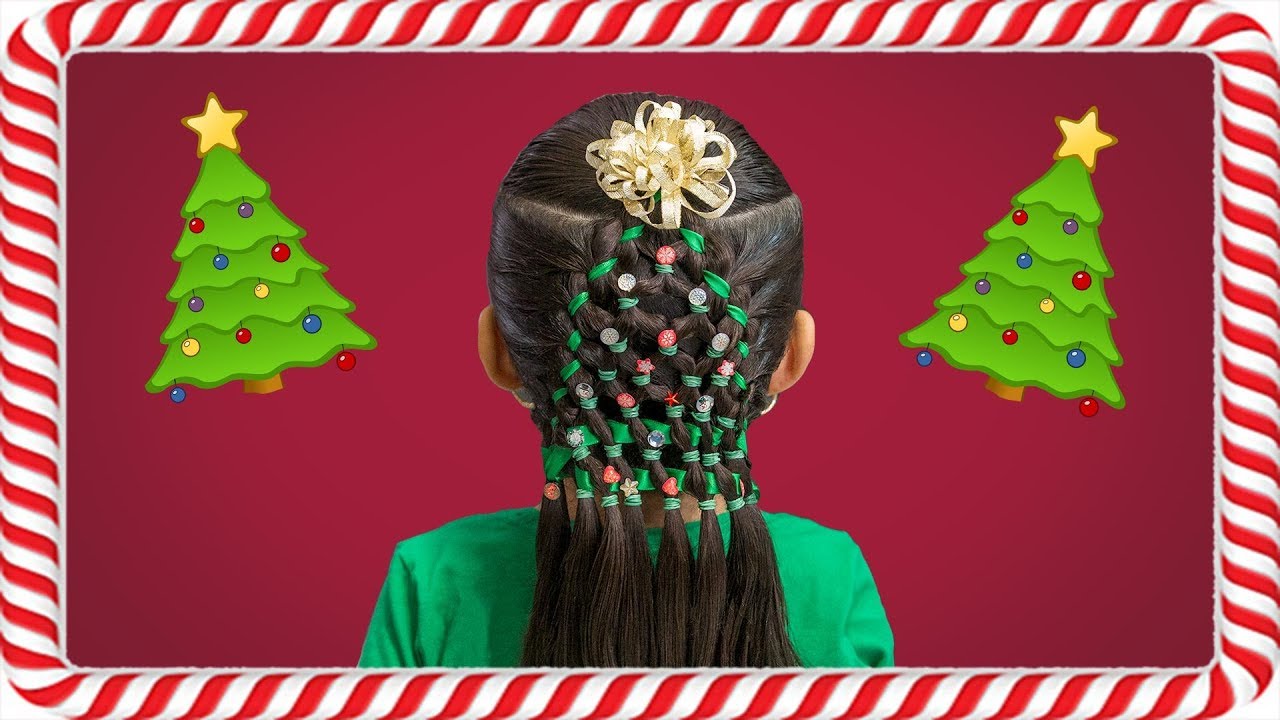 Peinado De Árbol Para Navidad