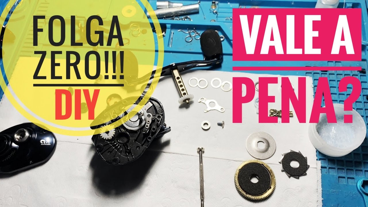 Como tirar a folga da manivela da carretilha? Reagindo, Reacting, DIY