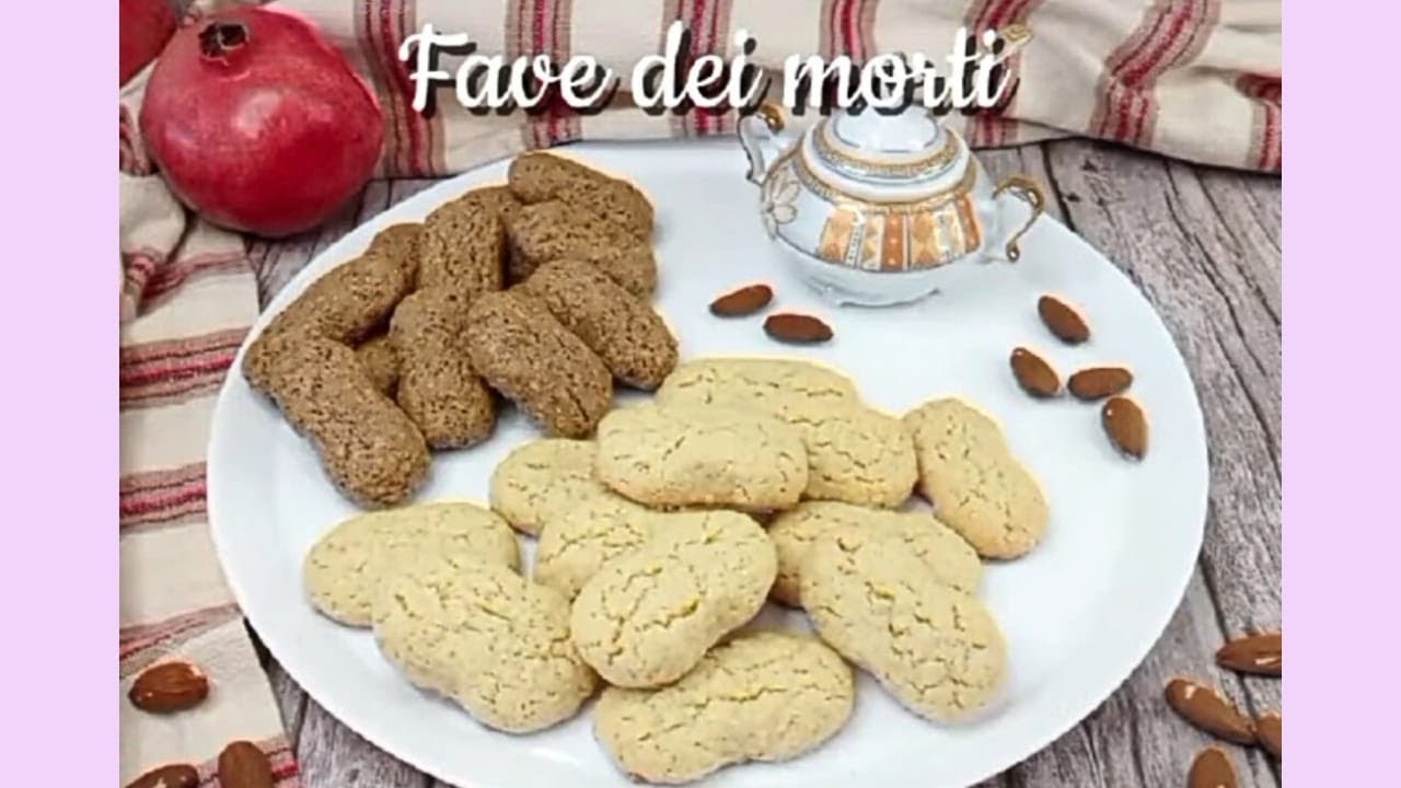 FAVE DEI MORTI biscotti alle mandorle umbri della tradizione, semplici da preparare e deliziosi!